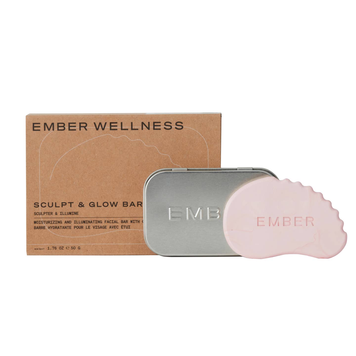 Ember Wellness - Highlighting Moisture Bar - Rose Quartz