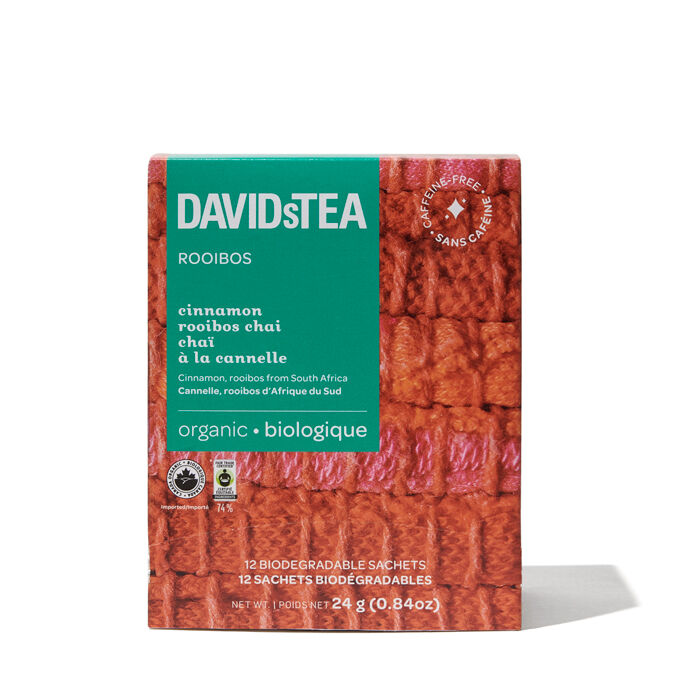 DavidsTea - Cinnamon Rooibos Chai (Pack of 12)