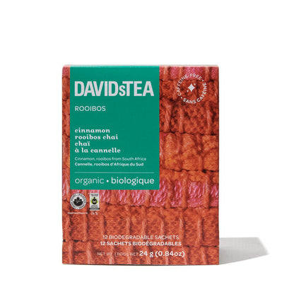 DavidsTea - Cinnamon Rooibos Chai (Pack of 12)