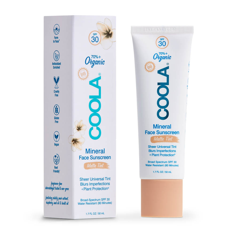 COOLA Organic Mineral Face Sunscreen Lotion SPF30 - Matte Tint