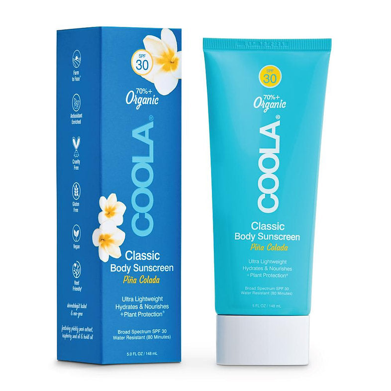 COOLA Organic Classic Body Lotion SPF30 - Pina Colada