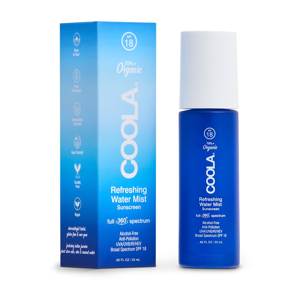 COOLA Organic Face Refreshing Water Mist Sunscreen Full Spectrum 360° SPF18